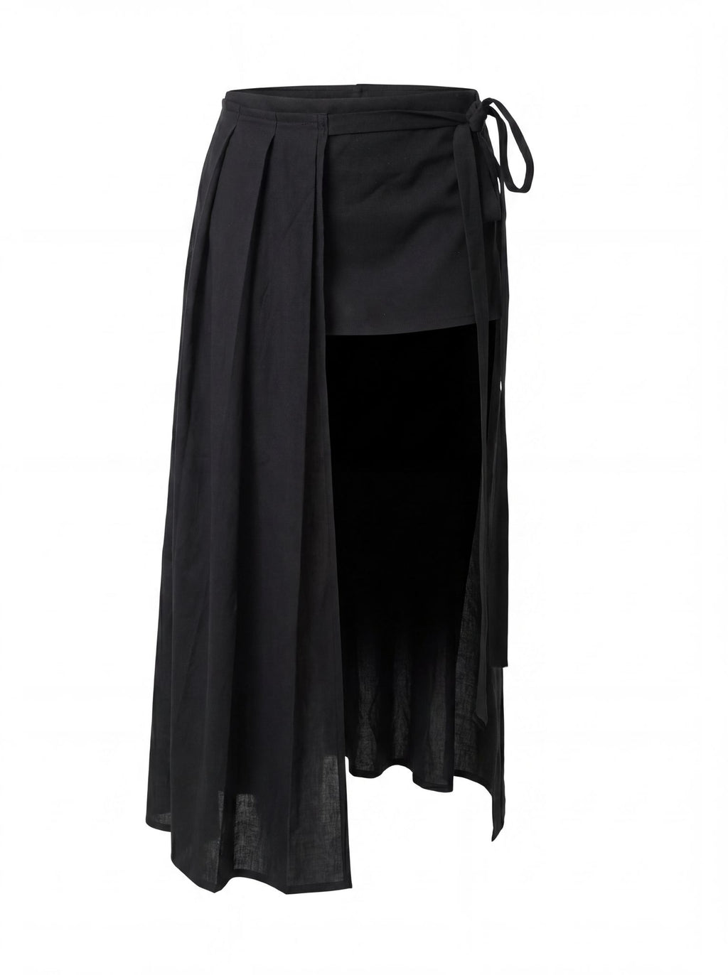 MORTICIA — Wrap Long Skirt